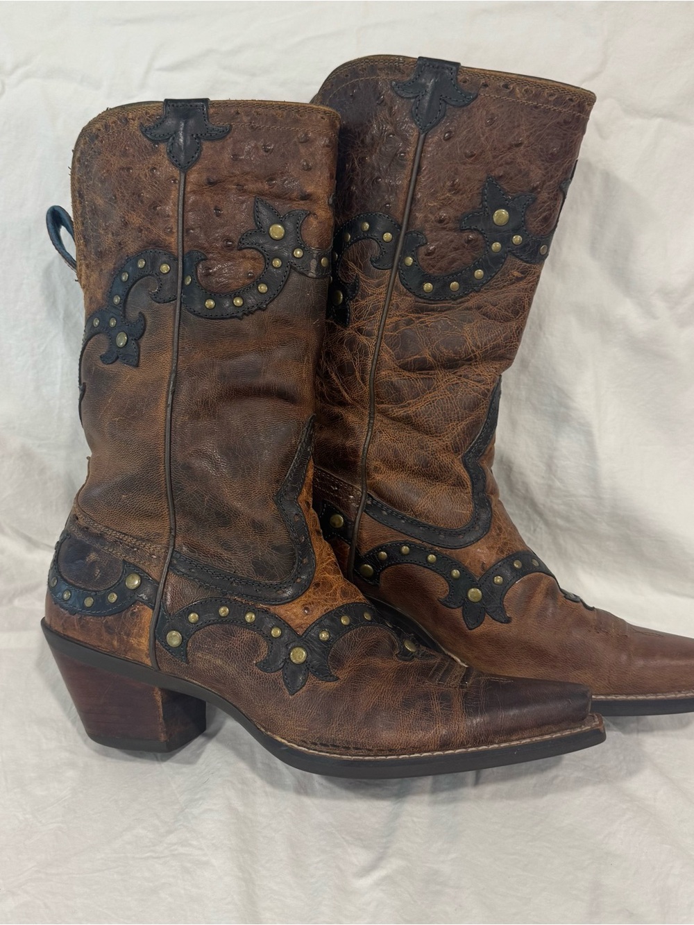 Ariat Women's Brown Studded Western Boots